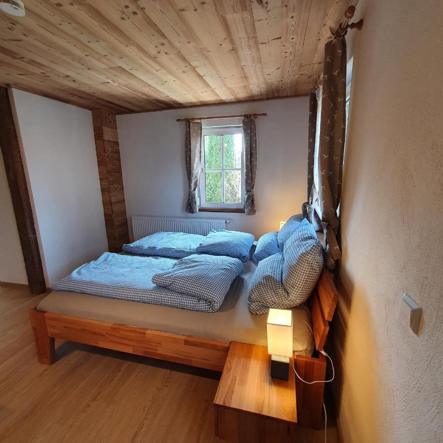 Alte Backstube - Ferienwohnung Huettenstube Und Ferienzimmer Auszeit Erkenbrechtsweiler 外观 照片